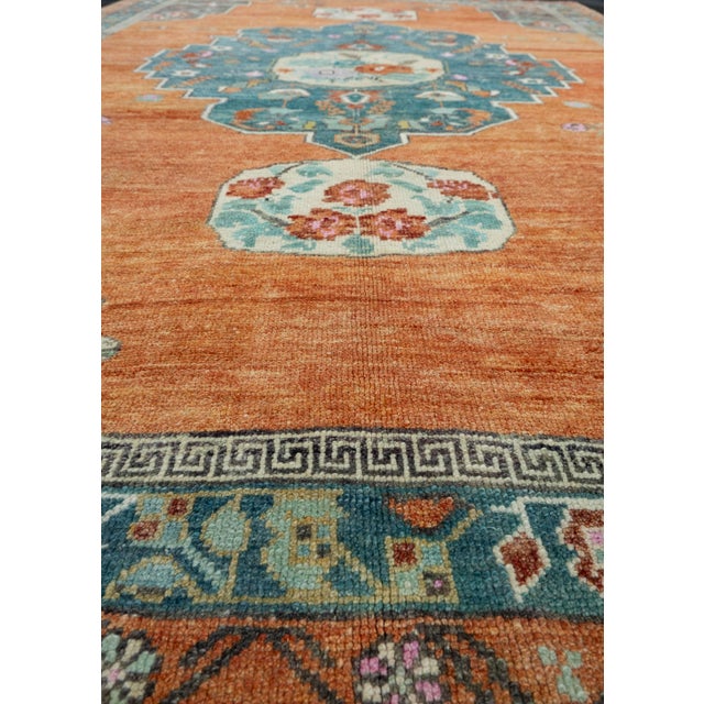 Early 21st Century Turkish Vintage Rug 5'4" x 7'7" #17950 For Sale - Image 5 of 8