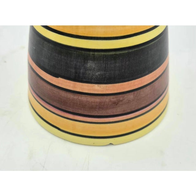 Onyx Mid 20th Century Italian Ceramic Vase For Sale - Image 8 of 10