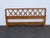 This classic King Size Headboard is made out of wood, solid wood, and metal. The Headboard was made by Red Lion, it is not...