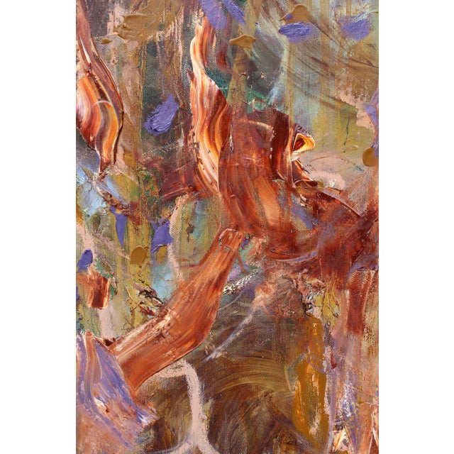 2020s Dawn Goes Down to Day Original Abstract Painting by Lisa Finlayson For Sale - Image 5 of 11