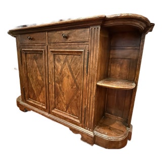 Theodore Alexander Wood Sideboard / Bar For Sale