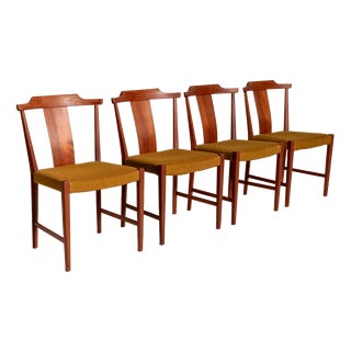 Teak Chairs by Bertil Fridhagen for Bodafors, 1962, Set of 4 For Sale