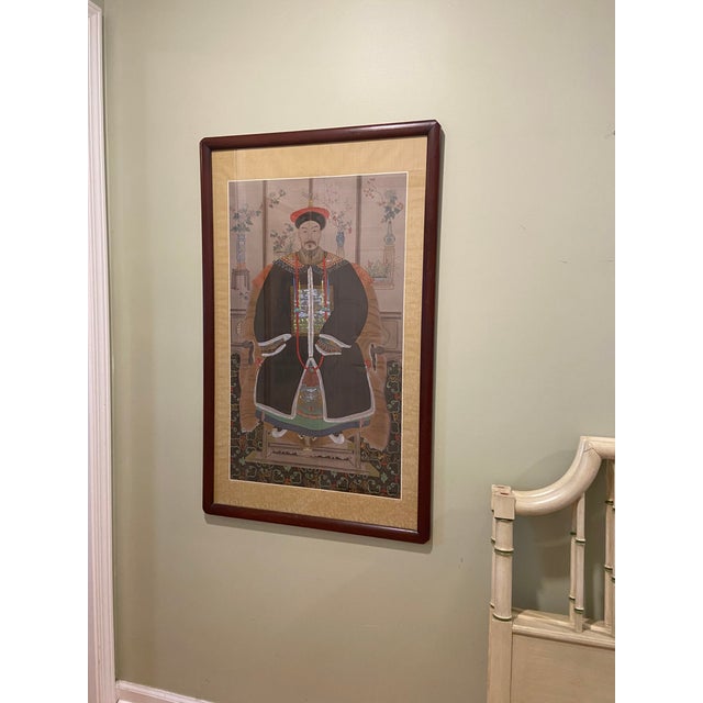 Mid 20th Century Ancestral Silk Painting Chairish