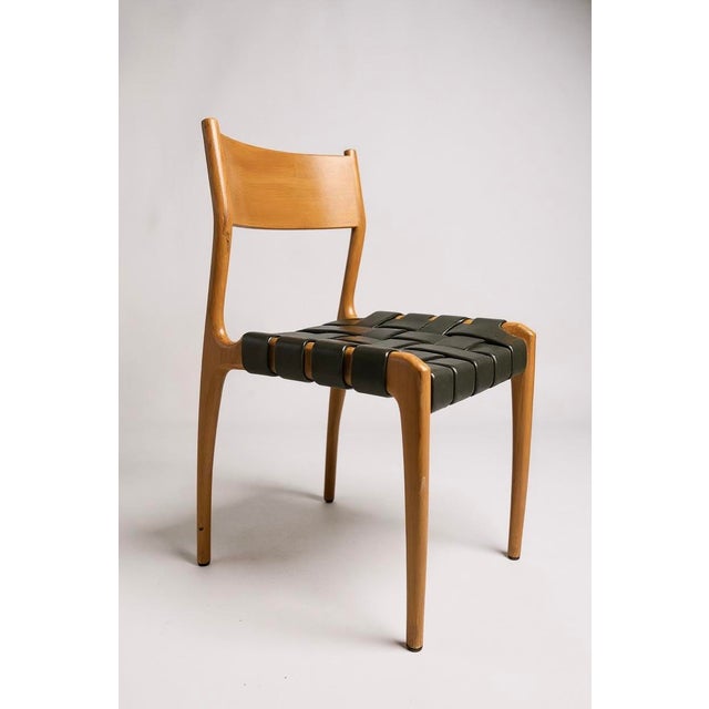 Vintage Scandinavian Chairs from Gessef, 1960s, Set of 6, in Very Good conditions. Designed 1960 to 1969 This piece has an...