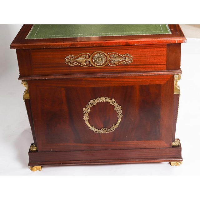 Antique 20th Century Empire French Ormolu Mounted Desk, 1930s For Sale - Image 12 of 18