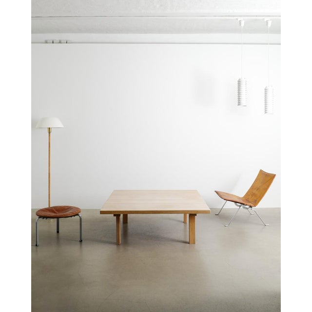 Squared Danish Wooden Coffee Table in Oregon Pine, 1970s For Sale - Image 4 of 8