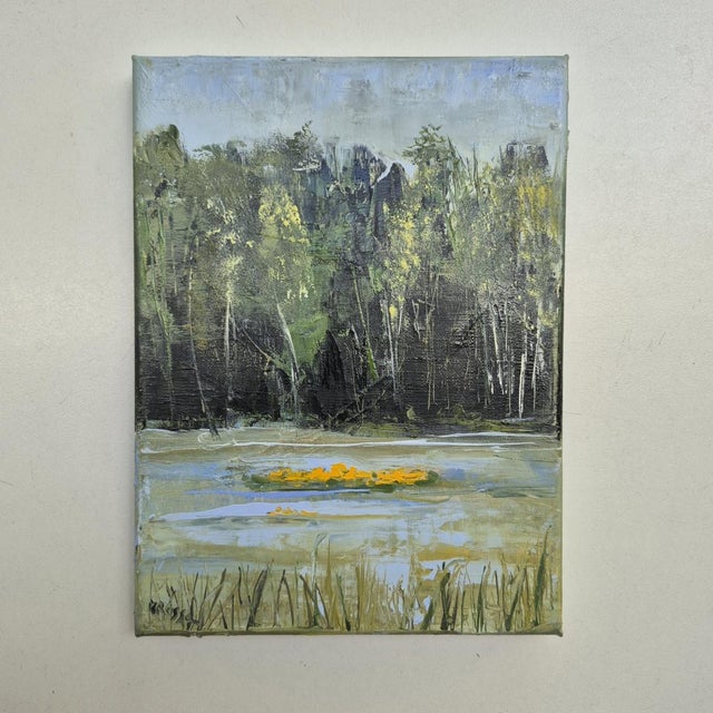 Can be sent rolled with the stretchers. Monika Rossa is a Polish artist who studied painting at the University of Arizona,...