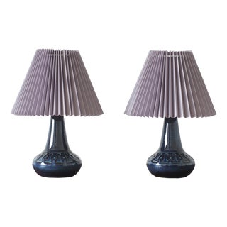 Ceramic Table Lamp from Søholm Stentøj, Denmark, 1960s, Set of 2 For Sale