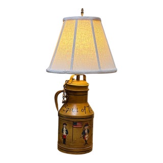 1976 Spirit of America 200th Anniversary Table Lamp For Sale