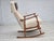 Vintage Danish Rocking Chair in Sheepskin, 1970s For Sale - Image 14 of 18