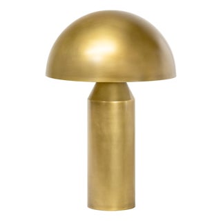 Apollo Table Lamp Small, Natural Brass For Sale