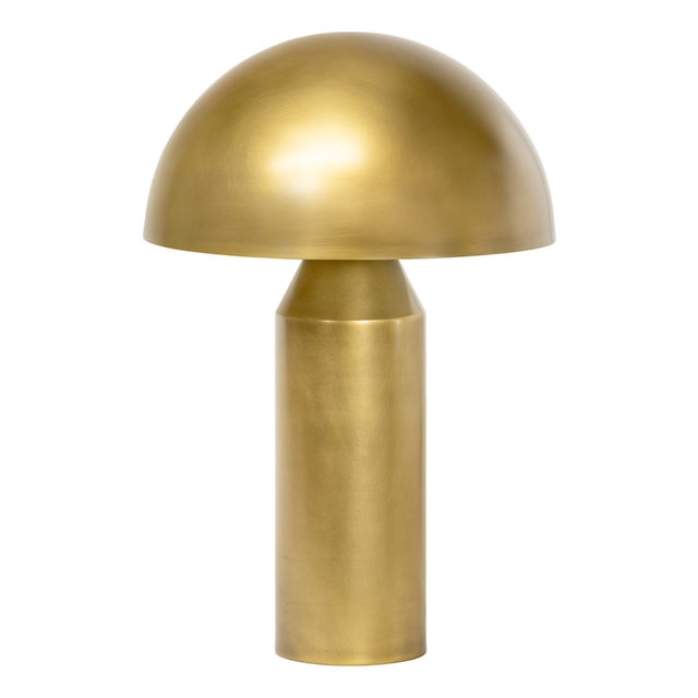 Apollo Table Lamp Small, Natural Brass For Sale