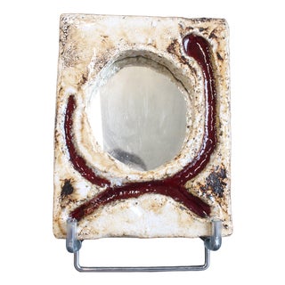 Vintage French Rectangular Wall Mirror by Gallery Palissy, 1960s For Sale