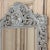 Antique Renaissance Carved and Whitewashed Wood Mirror For Sale - Image 12 of 13