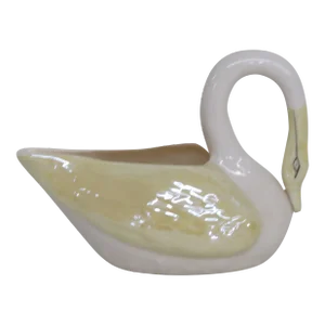 Belleek Swan Bird Porcelain Gravy Sauce Creamer Figurine Trinket Dish