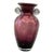 Vintage Art Glass Vase Purple 9.5" For Sale