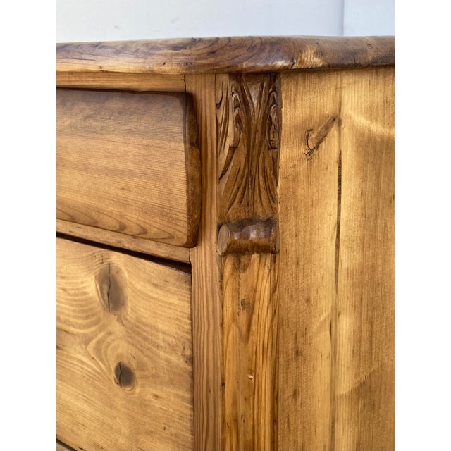 Late 19th Century Pine Louis-Philippe Style Chest of Four Drawers For Sale - Image 5 of 14