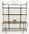 Vintage Steel & Brass Baker's Rack MINT For Sale - Image 6 of 17