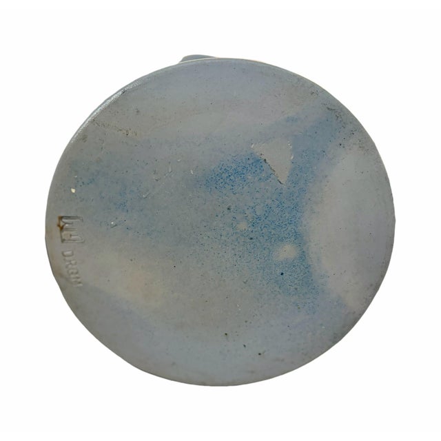 Ceramic Vintage Lucien Chirat Carouge-Genève Mustard Dispenser Crock For Sale - Image 7 of 10