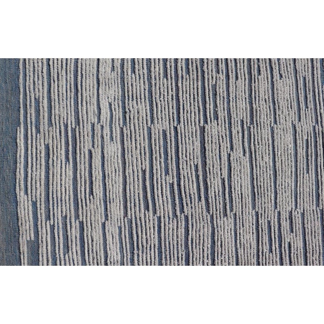Textile Keivan Woven Arts Large Modern Moroccan Rug in Minimalist Design 9'10 X 14'1 For Sale - Image 7 of 12