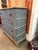 Guild Master Distressed Blue Reeded 4-Drawer Chest of Drawers For Sale - Image 4 of 8