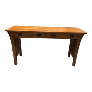 Stickley Mission Style Sofa Table For Sale