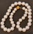 Graduating White South Sea Pearls 9-12mm Strand Necklace 14 Kt Yellow Gold Clasp For Sale - Image 10 of 18