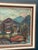 B. Elvsfedt, Hut Between Hills, 1962, Oil on Canvas, Framed For Sale - Image 14 of 18