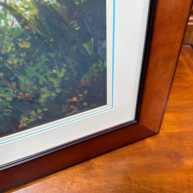 Turquoise Custom Framed Print "Great Bay View" by Lucinda For Sale - Image 8 of 12