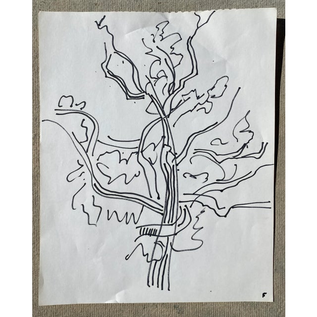 Drawing by Vermont artist Frank Wallace (1915/18-2003). Wallace was born in Toledo, Ohio and grew ip in Massachusetts...