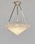 Art Deco 1930s Opalescent French Art Deco Pendant Light by Hettier Vincent & Hanots For Sale - Image 3 of 15