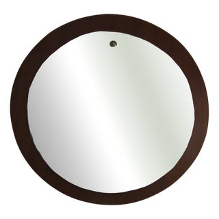 Mid-Century Modern Teak Wall Mirror, 1960s For Sale