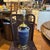 Mid Century Murano Navy Blue Glass Lamp by Wildwood. It is a technique called Scavo that was made to resemble Roman Glass....