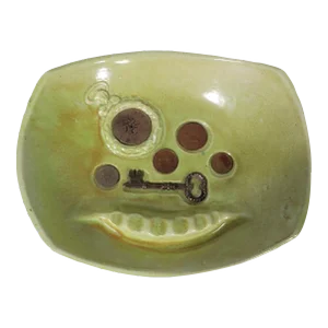 Mid Century Assemblage Ceramic Ashtray by Hayden Lewis