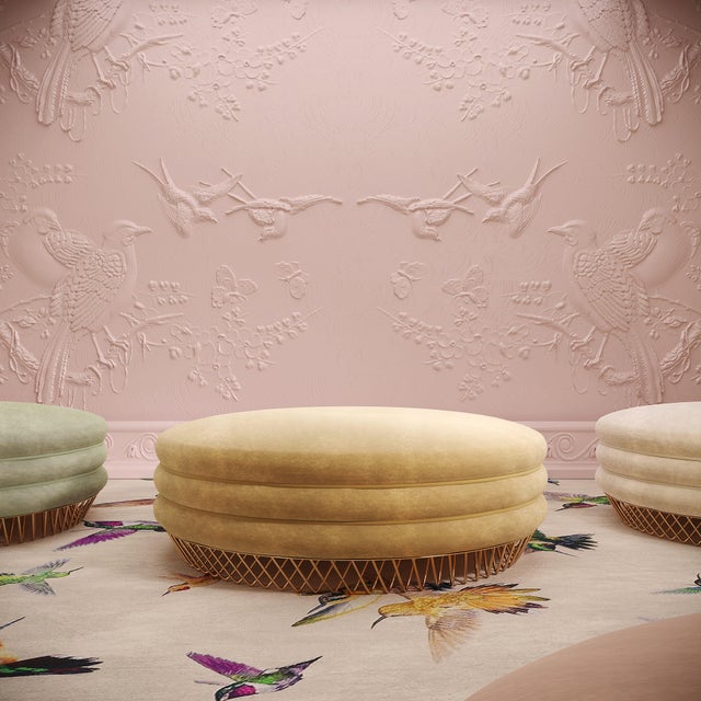 Inspired by the candid and sophisticated Audrey Hepburn, Ottiu created the Audrey Mid-Century Modern Stool. She was...
