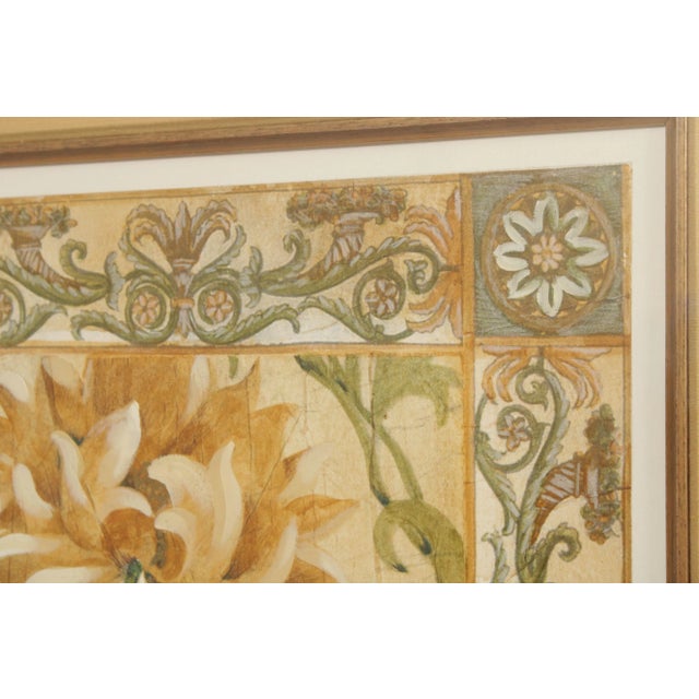 Light Yellow Early 21st Century Renaissance Style Floral Architectural Art Print by Elizabeth Jardine For Sale - Image 8 of 13