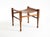 Vintage Safari Stool with Teak Frame and Saddle Leather, 1990s For Sale - Image 4 of 18