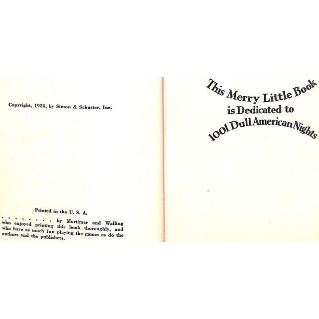 Traditional "What'll We Do Now?: Being Various Ways of Keeping the Party at Full Cry" 1928 Longstreth, Edward and Holton, Leonard T. For Sale - Image 3 of 10
