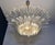 Murano Murano Chandelier Palmette on 2 Levels - Clear/Transparent Murano Glasses For Sale - Image 4 of 6
