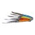 1980s Colorful Multi-Piece Laguiole-Style Knife, Set of 5 For Sale