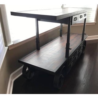 Pottery Barn Sheffield Entertaining Bar Cart For Sale
