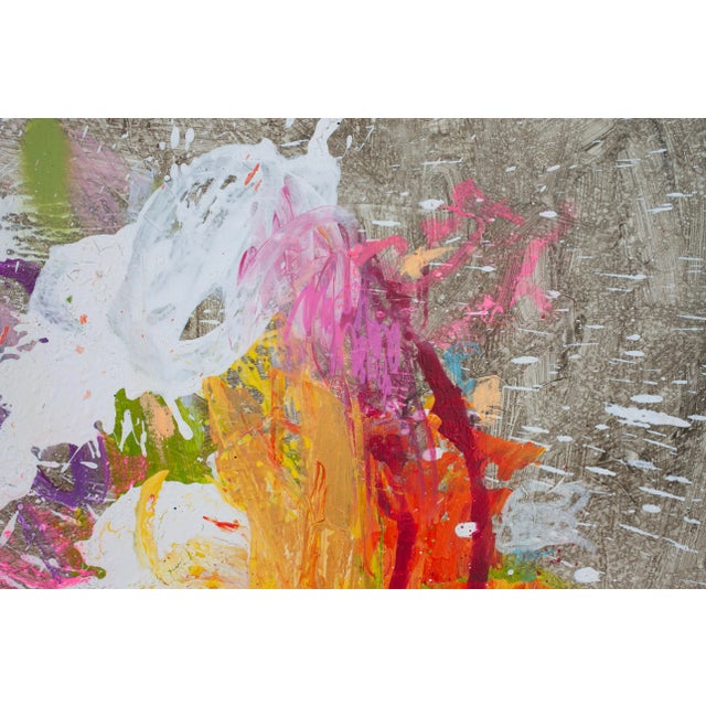 2020s Contemporary Abstract Acrylics/Mixed Media on Canvas "Lumiere" by Carolina Alotus For Sale - Image 5 of 12