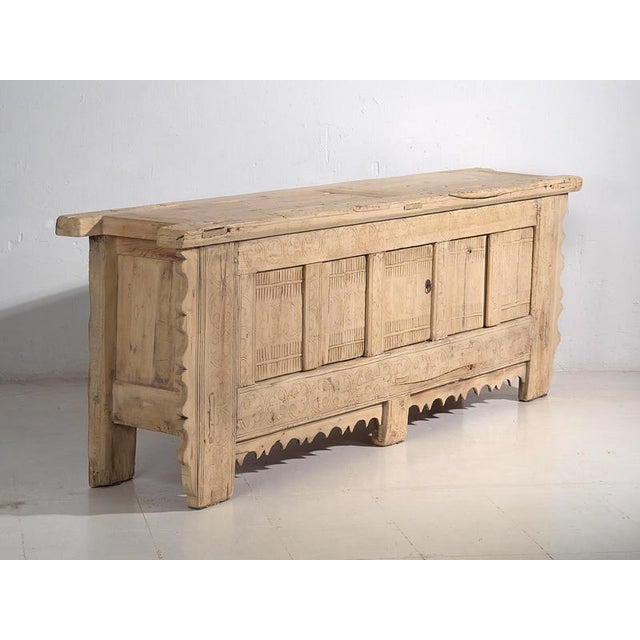 Antique ethnic TV cabinet (c.1850) Dimensions: Width: 231 cm Depth: 45 cm Height: 79 cm Style: Qing Materials and...