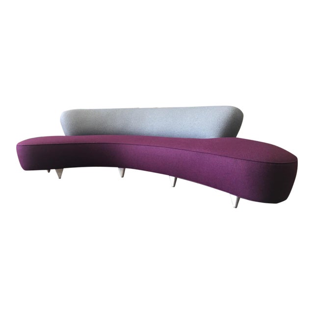 Vladimir Kagan Serpentine Sofa For Sale