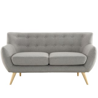 Light Gray Midcentury Loveseat For Sale