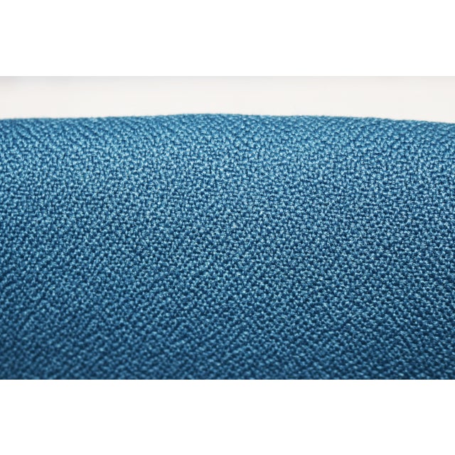 Bauhaus Marcel Breuer Cesca Upholstered Side Chair in Blue Fabric by Gordon For Sale - Image 17 of 18
