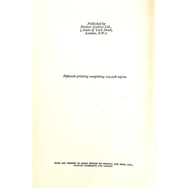 WODEHOUSE, P.G. [256] pp. Herbert Jenkins Ltd 1955 Fifteenth Printing 7 1/2" x 5 1/4" The action begins with bachelor...
