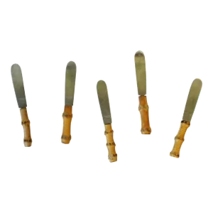 Bamboo Appetizer Knives, Small- Set of 5