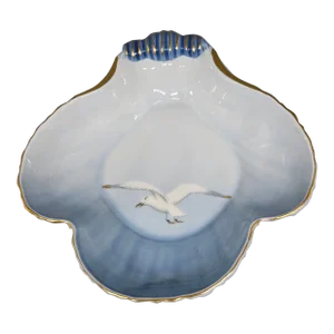 Vintage Seagull Bing and Grondahl Porcelain Bowl, Blue and White Denmark Porcelain
