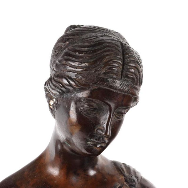 Allegory of Youth Bronze Sculpture For Sale - Image 3 of 10